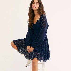 Free People Lottie Eyelet Dress